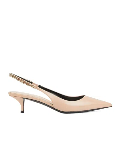 GUCCI GUCCI SIGNORIA LOGO PLAQUE SLINGBACK PUMPS