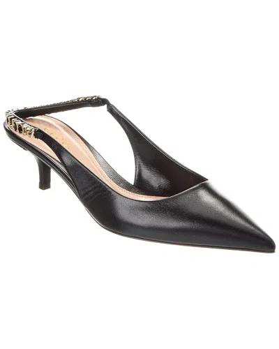 Gucci Signoria 45 Slingback Pumps In Patent Leather In Black