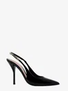Gucci Signoria Embellished Patent-leather Slingback Pumps