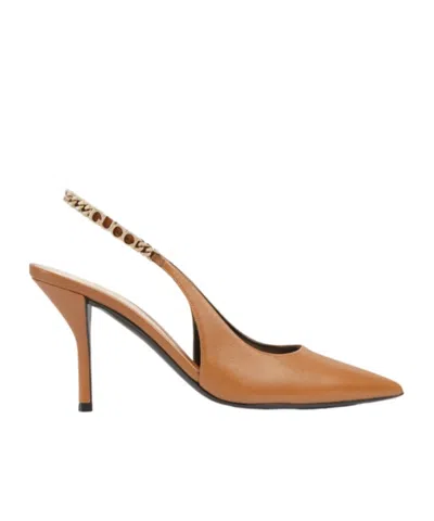 Gucci Signoria Series Of Slack-heeled Sandals In Brown