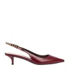 Gucci 45mm Signorina Slingback Pumps In Red