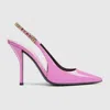 Gucci Signoria Slingback Pump In Pink