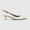 Gucci Signoria Slingback Pump In White