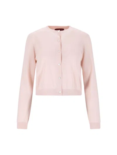 Gucci Silk And Cashmere Cardigan In Pink