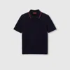 Gucci Mens Ink Green Red Brand-trim Regular-fit Wool Sweatshirt In Blue