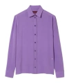 Gucci Silk Crêpe De Chine Shirt In Purple
