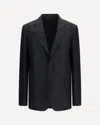 Gucci Fine Silk Faille Jacket In Black