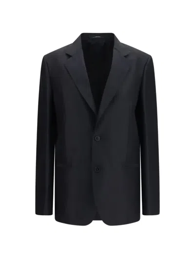 Gucci Fine Silk Faille Jacket In Black