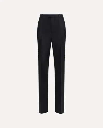 Gucci Silk Faille Pants In Black