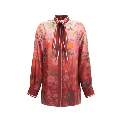 GUCCI SILK FLORAL SHIRT