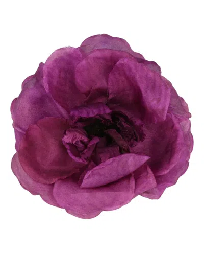 Gucci Silk Flower Brooch With C Clasp Closure