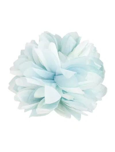 Pre-owned Gucci Silk Flower Pin Brooch In Multicolor