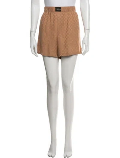 Pre-owned Gucci Silk Graphic Print Pajamas In Neutrals