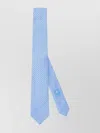 Gucci Silk Jacquard Tie Patterned Design In Blue