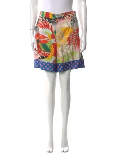 Pre-owned Gucci Silk Mini Shorts W/ Tags In Neutral