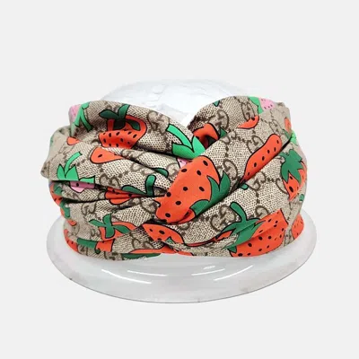 Pre-owned Gucci Silk Multicolor Hairband