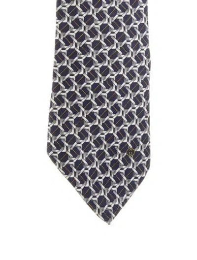 Pre-owned Gucci Silk Patterned Tie