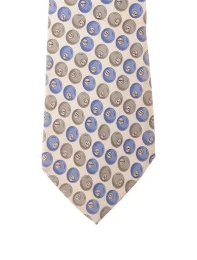Pre-owned Gucci Silk Patterned Tie