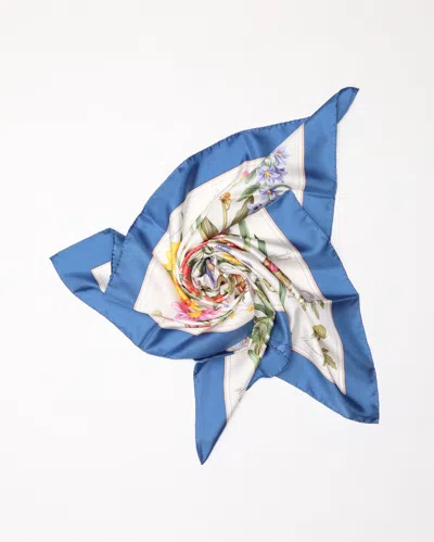 Gucci Silk Scarf In White