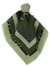 Gucci Silk Scarf Scarves And Foulards Green In Green