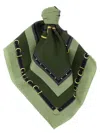 Gucci Silk Scarf Scarves And Foulards Green In Green