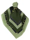 Gucci Silk Scarf Scarves And Foulards Green In Green