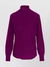 Gucci Silk Shirt With Buttoned High Neckline And Long Sleeves