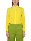 Gucci Women Silk Shirt In Yellow