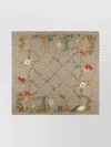 Gucci Animal Floral-print Silk Scarf