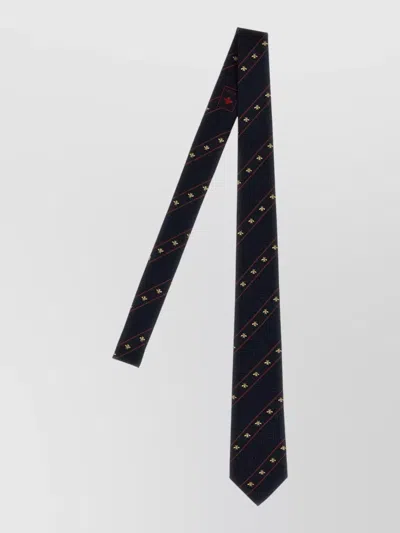 Gucci Silk Striped Tie In Multi