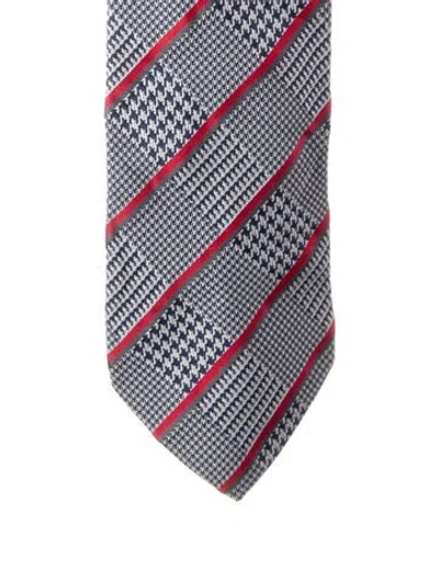 Pre-owned Gucci Silk Suit Tie In Blue