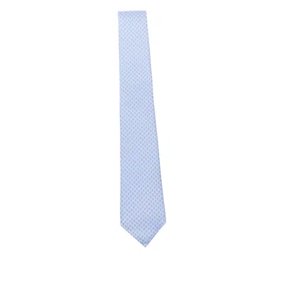 Gucci Silk Tie In Blue