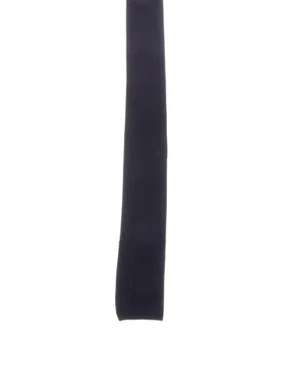Pre-owned Gucci Silk Tie In Blue