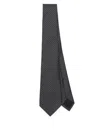 Gucci Gg Silk Jacquard Tie In Black