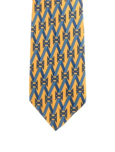 Pre-owned Gucci Silk Tie In Multi