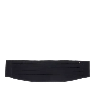 Gucci Silk Tuxedo Cummerbund In Black