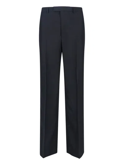 Gucci Silk Twill Pants In Black