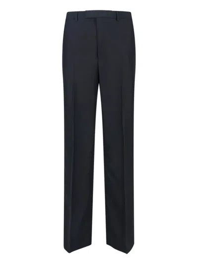 Gucci Silk Twill Pants In Black