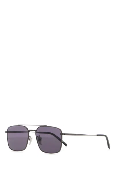 Gucci Ruthenium Metal Sunglasses In Purple