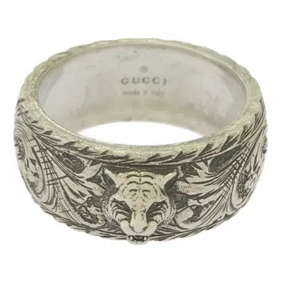 Pre-owned Gucci Silver 925 Band Ring ()