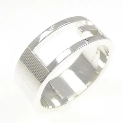 Pre-owned Gucci Silver 925 Band Ring ()