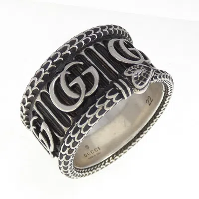 Pre-owned Gucci Silver 925 Band Ring ()