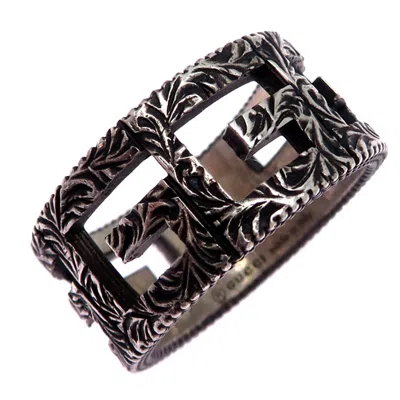 Pre-owned Gucci Silver 925 Band Ring ()