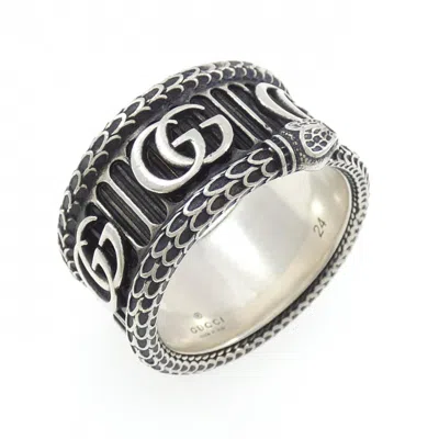 Pre-owned Gucci Silver 925 Band Ring ()