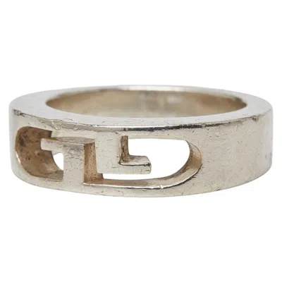 Pre-owned Gucci Silver 925 Band Ring ()