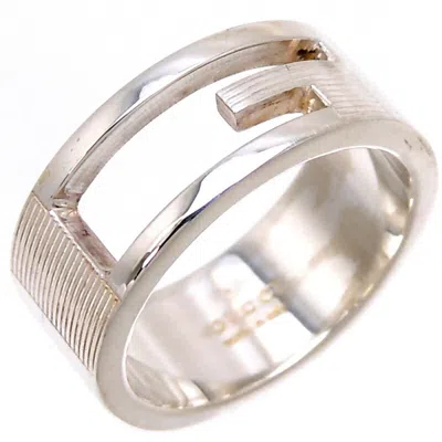 Pre-owned Gucci Silver 925 Band Ring ()
