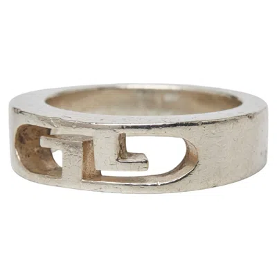 Pre-owned Gucci Silver 925 Band Ring ()