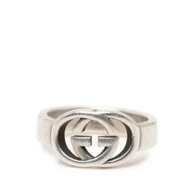 Pre-owned Gucci Silver 925 Band Ring ()