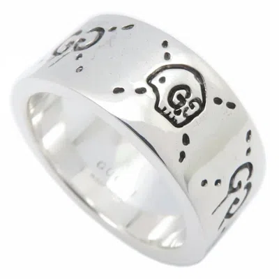 Pre-owned Gucci Silver 925 Band Ring ()
