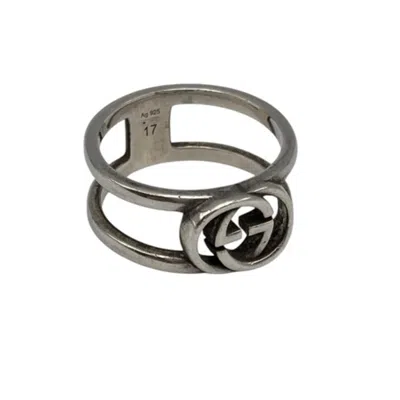 Pre-owned Gucci Silver 925 Band Ring ()